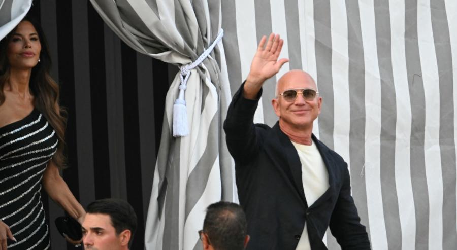 ثلاثة أيام من الفخامة في قلب البندقية...حفل زفاف جيف بيزوس ولورين سانشيز بتكلفة تقارب 25 مليون دولار