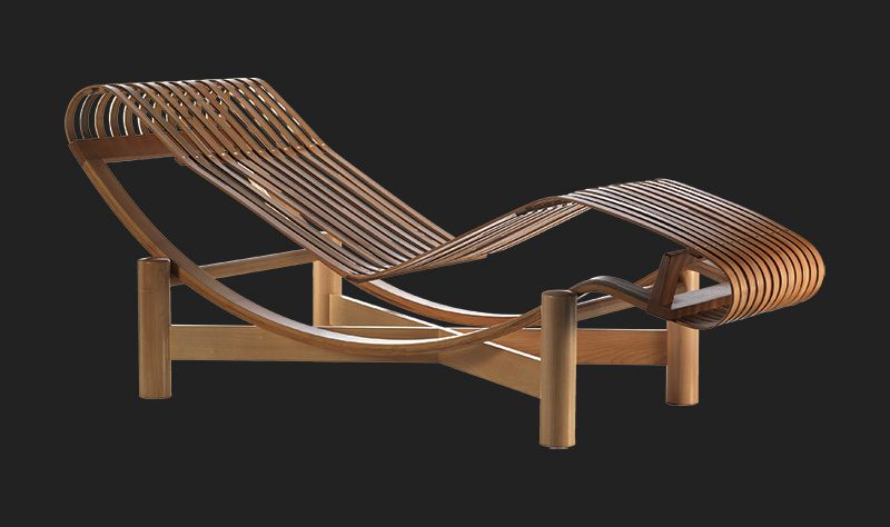 أريكة الاستلقاء Tokyo Chaise Longue من تصميم شارلوت بيريان، 1940