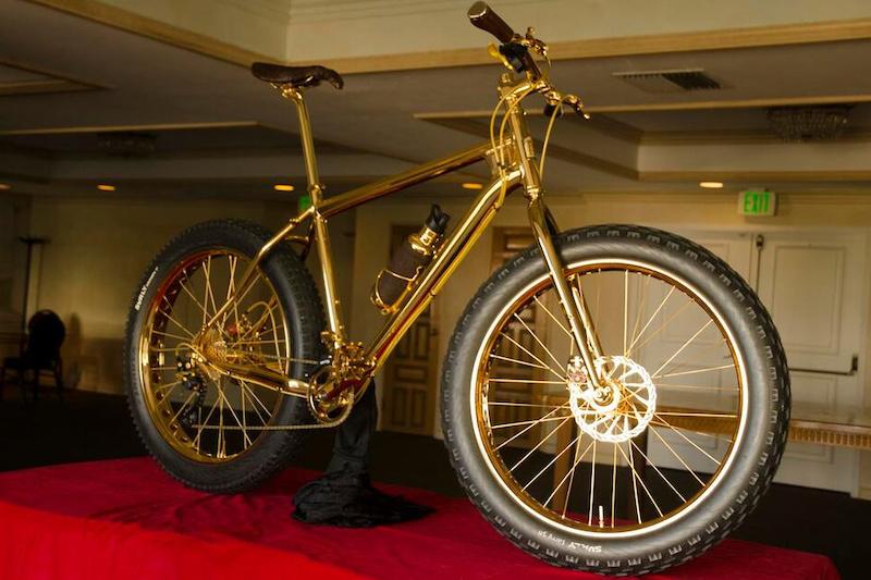 دراجة إكستريم ماونتن الهوائية الذهبية / دراجات هوائية فارهة