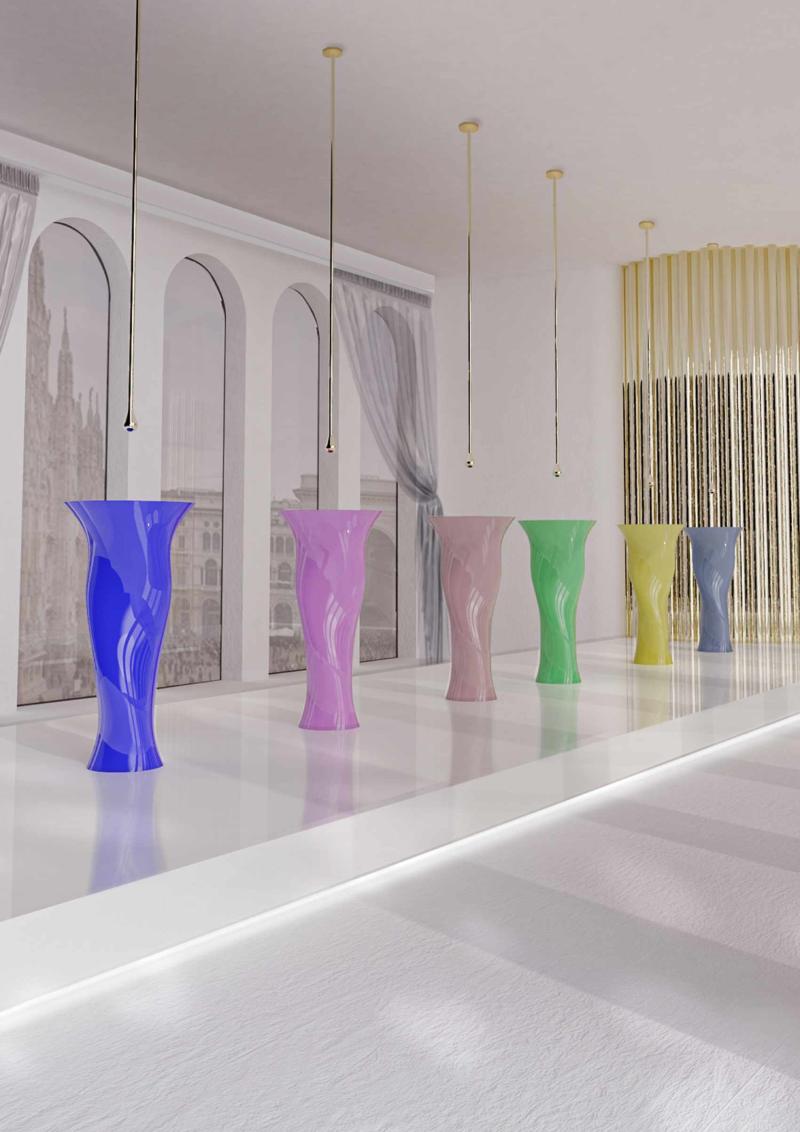 الأسلوب اللافت مع مغاسل Haute Couture DAME من Glass Design