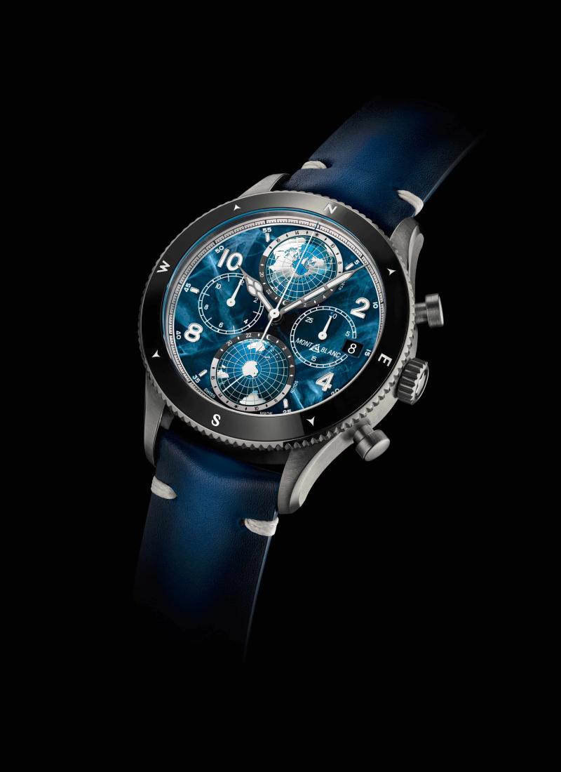 Montblanc 1858 Geosphere Chronograph 0 Oxygen - LE290