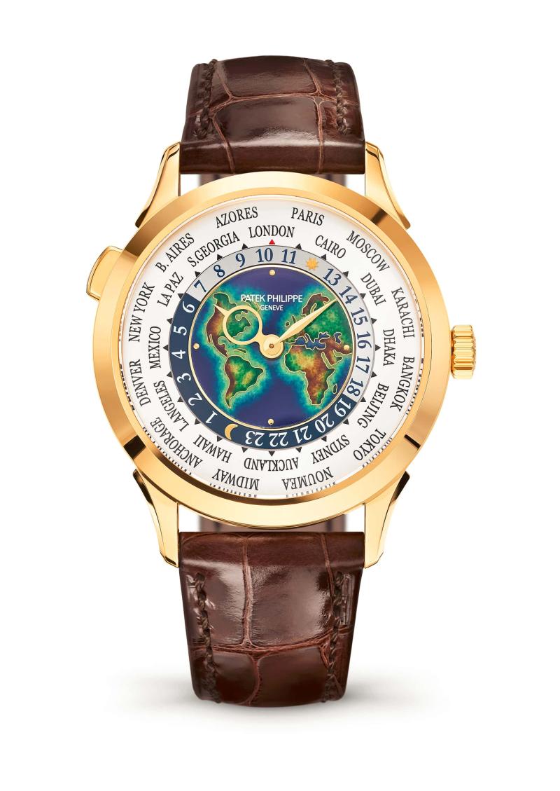 ساعة التوقيت العالم Ref. 5231J-001- World Time ضمن إصدارات Rare Handcrafts لعام 2019.