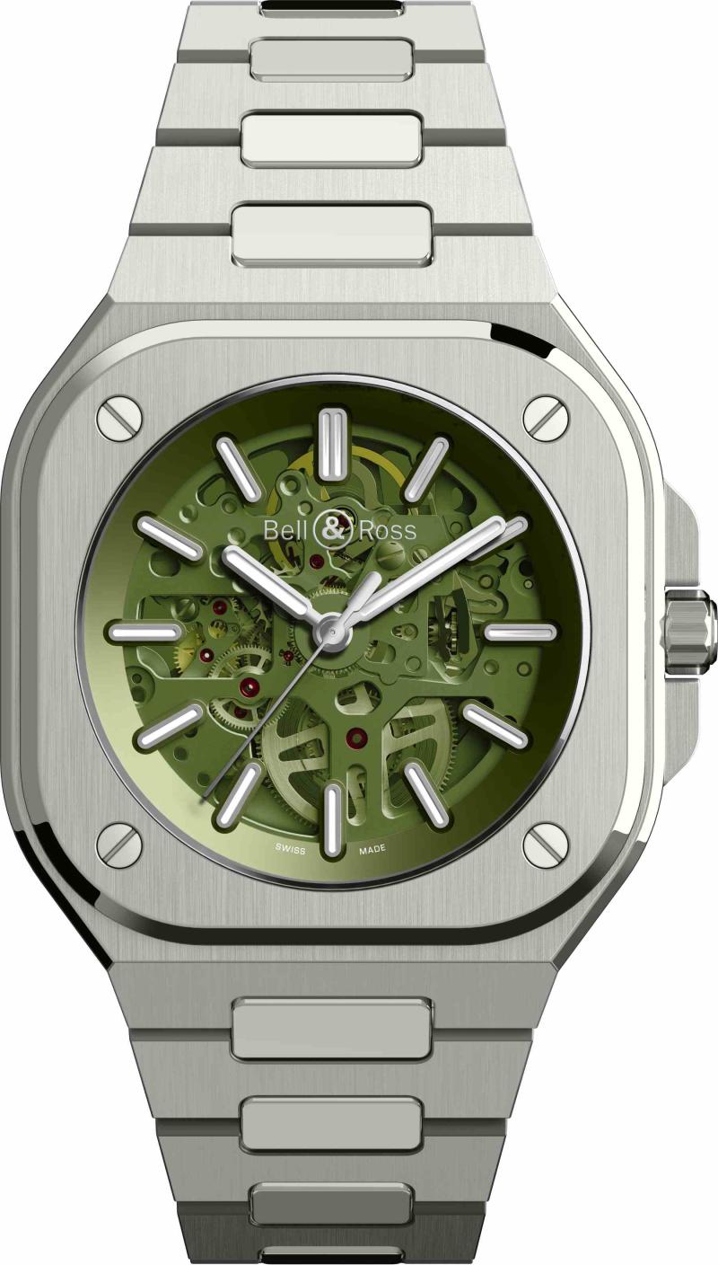 Bell & Ross BR 05 Skeleton Green.. ساعة بحلة خضراء زاهية