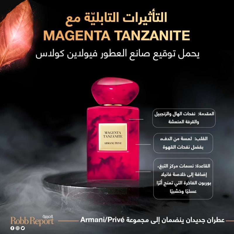 التأثيرات التابليّة مع MAGENTA TANZANITE