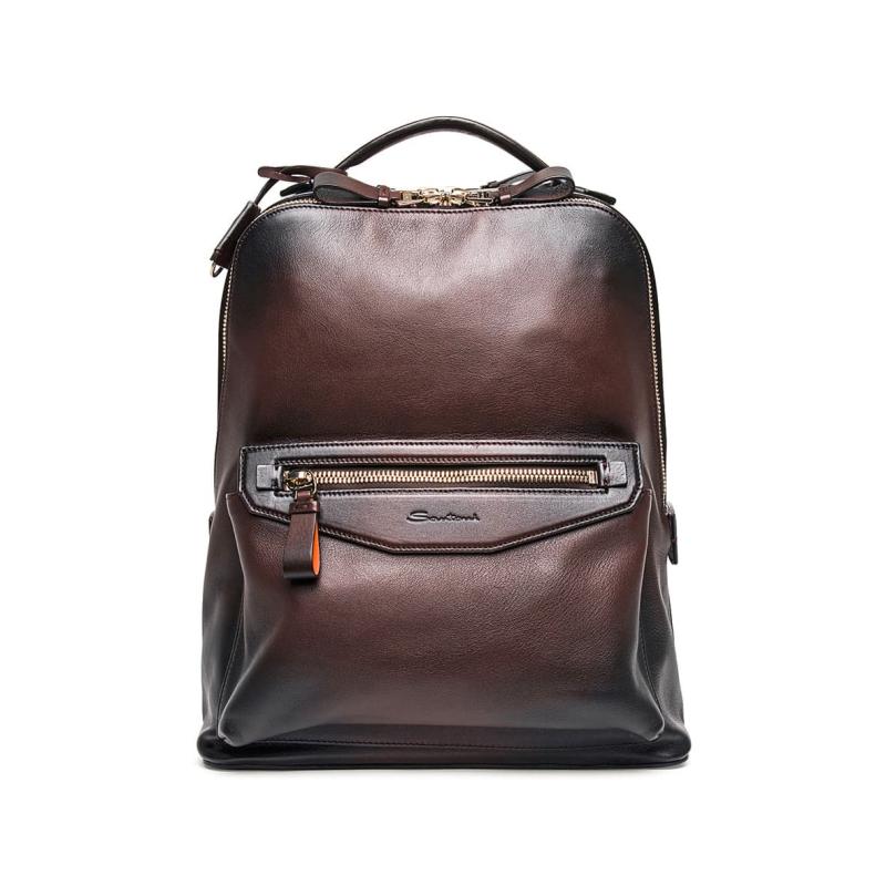 Santoni Leather Backpack