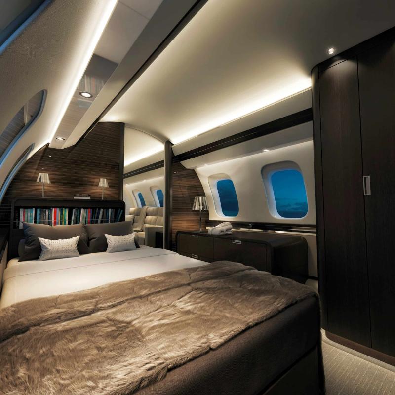 مفهوم تصوري مبتكر   Global 7500 Pod Altea