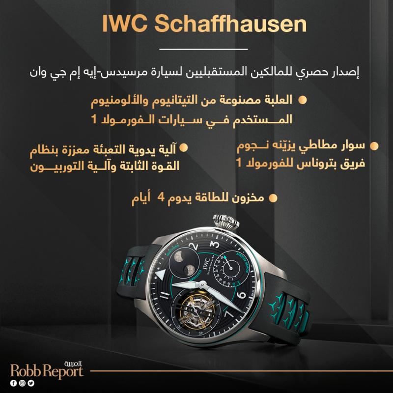 ساعة Big Pilot’s Watch Constant-Force Tourbillon Edition AMG ONE OWNERS.. بنبض وحماس الفورمولا 1