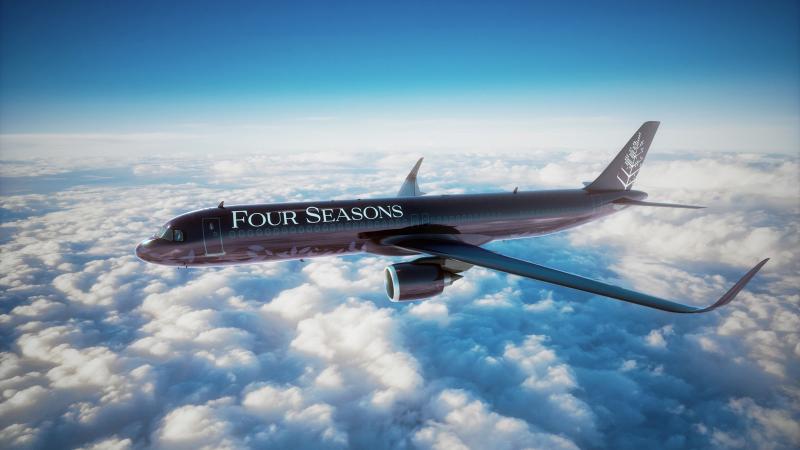  أضخم مجموعة رحلات على الإطلاق في عام 2023 على متن طائرة فورسيزونز الخاصة. 