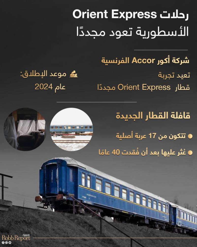 رحلات قطار Orient Express الأسطورية تعود مجددًا 