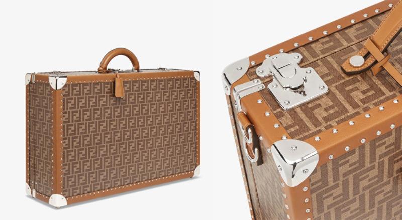 Fendi Large Rigid Suitcase/ أفخم حقائب السفر في العالم