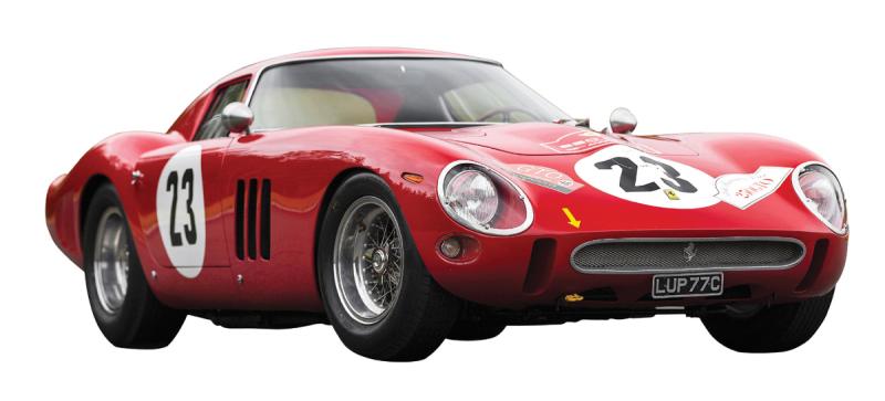 سيارة من طراز Ferrari 250 GTO. 