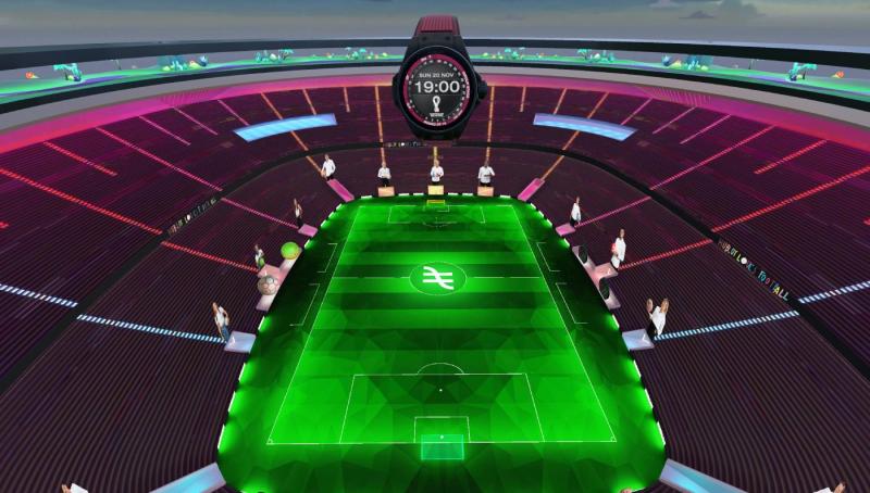 هوبلو في كأس العالم لكرة القدم في قطر: ساعة ذكية جديدة وأكبر ملعب في الميتافيرس