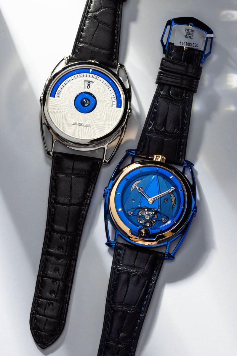 نموذجان من مجموعة De Bethune DB28 من دي بيتون.