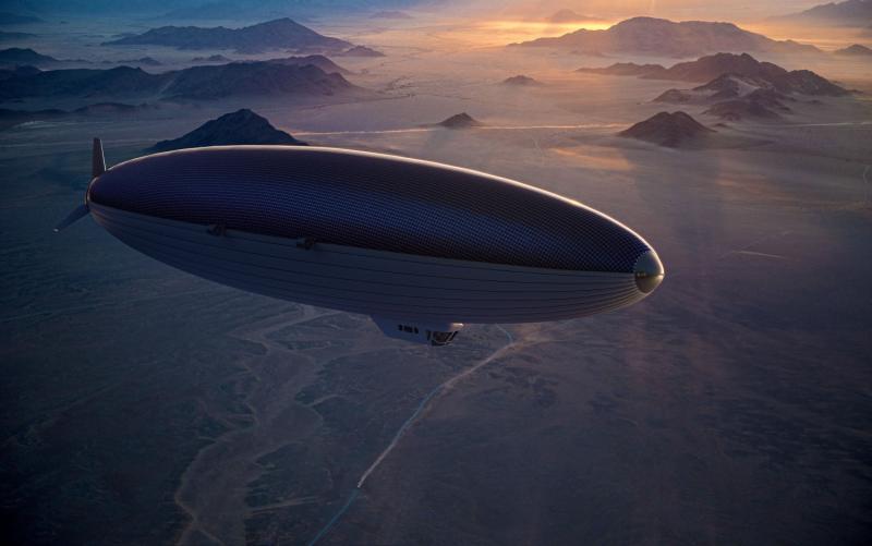 منطاد Solar Airship One المستقبلي منعدم الانبعاثات 