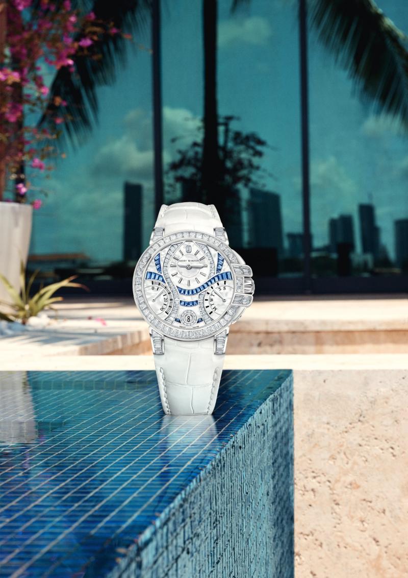 Ocean Biretrograde Diamond Waves Automatic 36mm