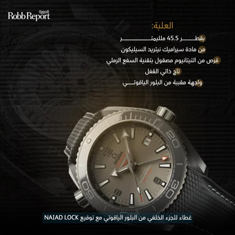 ساعة Seamaster Planet Ocean Dark Grey