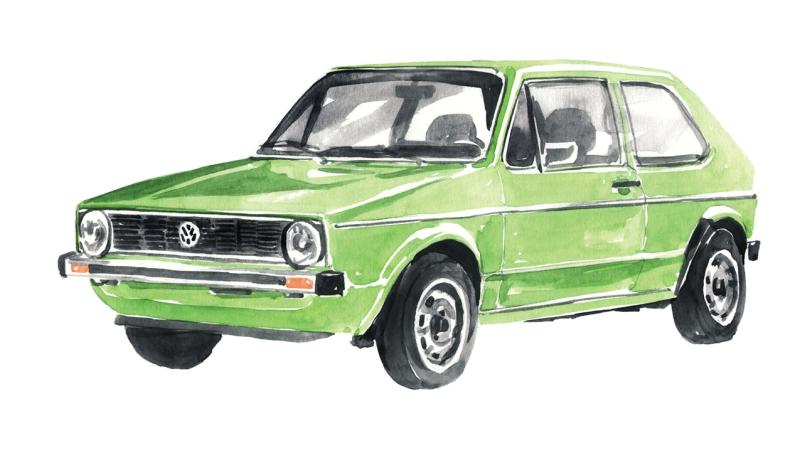 VW Golf MK1  من عام 1974 