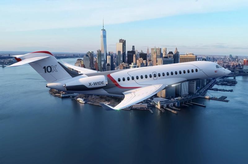 Dassault Falcon 10X/ أفضل الطائرات الخاصة لمختلف أنواع الرحلات