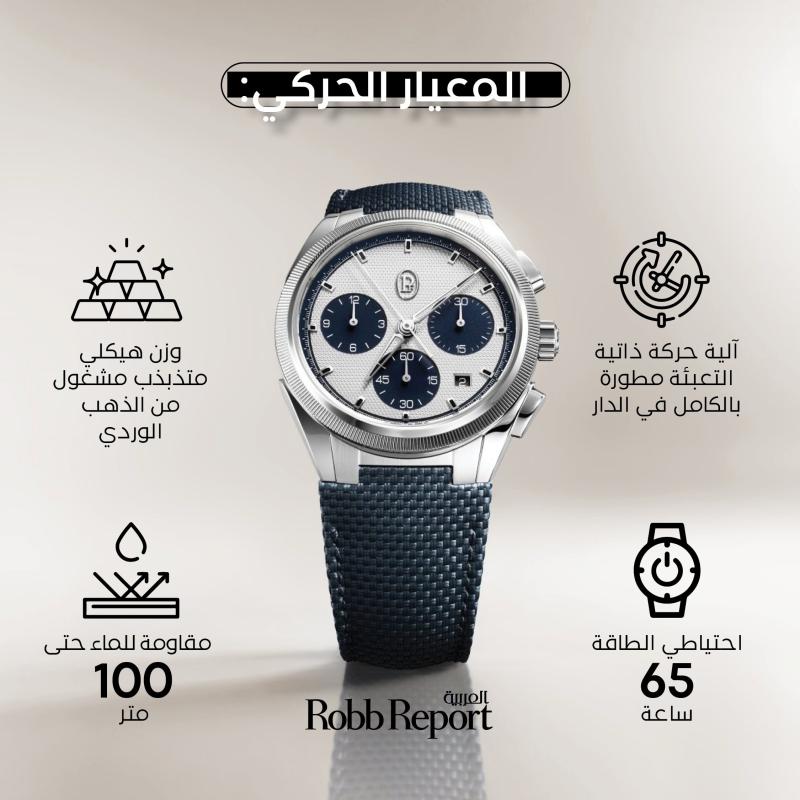 برميجياني فلورييه تضفي ألوانًا جديدة على ساعة Tonda PF Sport Chronograph