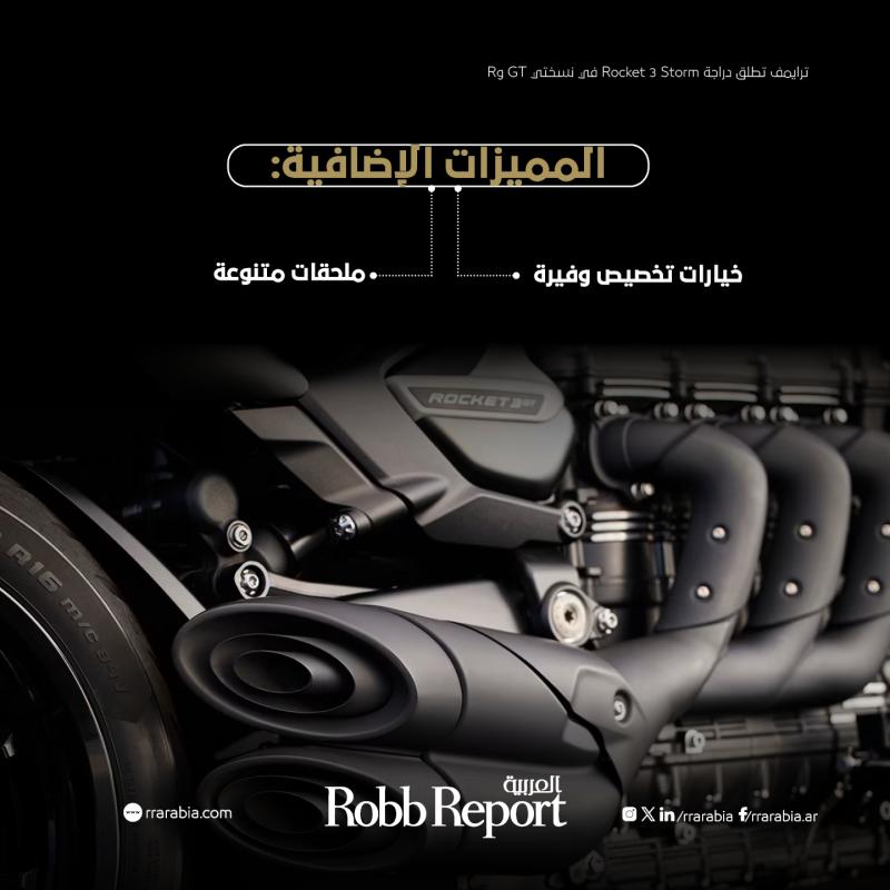 ترايمف تُطلق دراجة Rocket المُحدّثة.. تحفة هندسية تُجسّد قمة الأداء