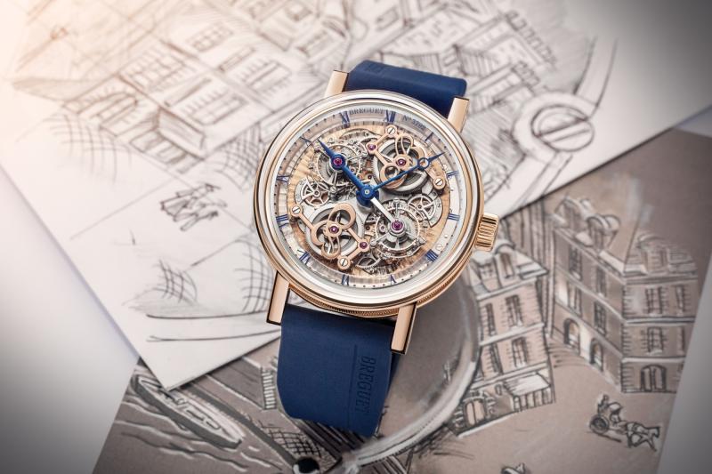 بريغيه تستثمر تقاليدها الحرفية العالية في ساعة Classique Double Tourbillon "Quai de l'Horloge" 5345