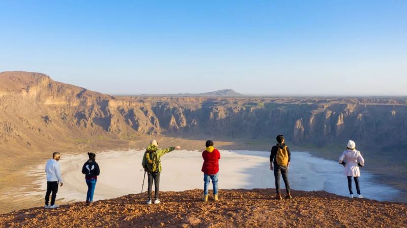 فوهة الوعبة، الطائف