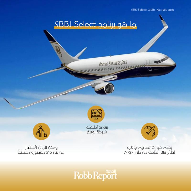  طائرة 737-7 التي تشكل منصة طائرات برنامج BBJ Select.