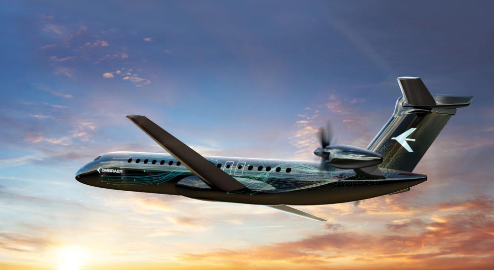 الجيل الجديد من طائرات إمبراير المجهزة بمحركات دفع توربيني، والمناسبة للمسافرين في رحلات إقليمية. 