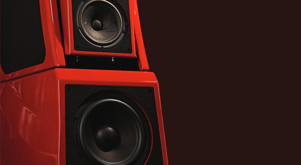 المكبّر الصوتي Chronosonic XVX من Wilson Audio الذي يتميز بأنغام ثلاثية الأبعاد تنبعث على نحو جهوري شديد.