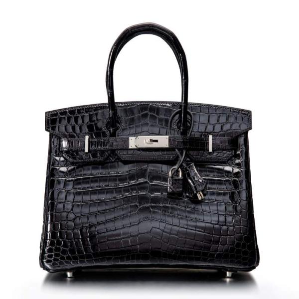 حقيبة هيرميس Porosus Crocodile Birkin 35  من عام 2011 ( 48 ألف دولار).