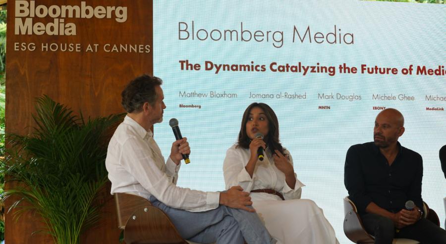 جلسة حوارية شيّقة حول "مستقبل الإعلام" استضافتها بلومبرغ (Bloomberg) العالمية ضمن مهرجان "كان ليونز"