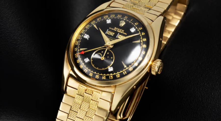 رولكس 6062.. قطعة نادرة تحطم الأرقام القياسية في مزاد موناكو ليجند غروب