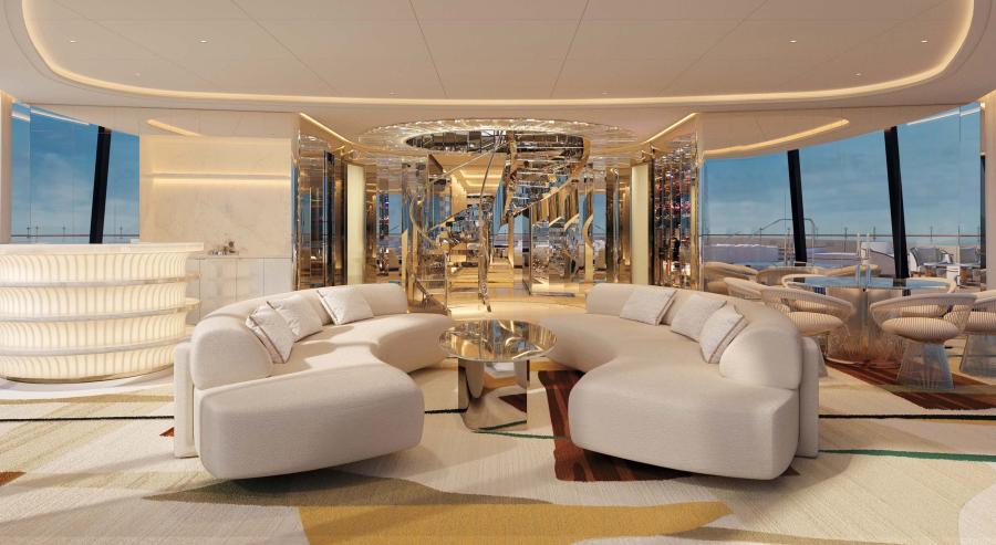 يخت Four Seasons I يجمع بين مظهر اليخوت الفارهة وجماليات السفن مستقبلية الطابع