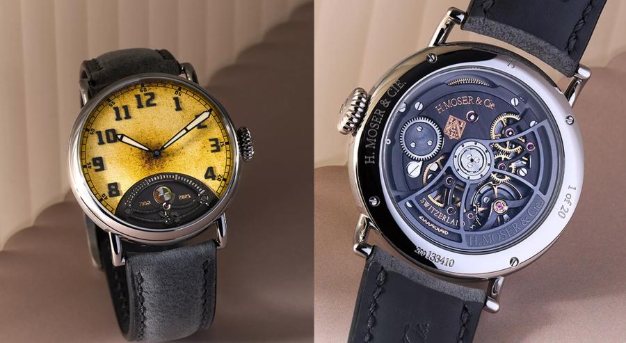 إتش موزر أند سي تحتفل بذكرى تأسيس شركة أحمد صديقي الخامسة والسبعين بإطلاق ساعة Heritage Retrograde Seconds 75th Anniversary Edition