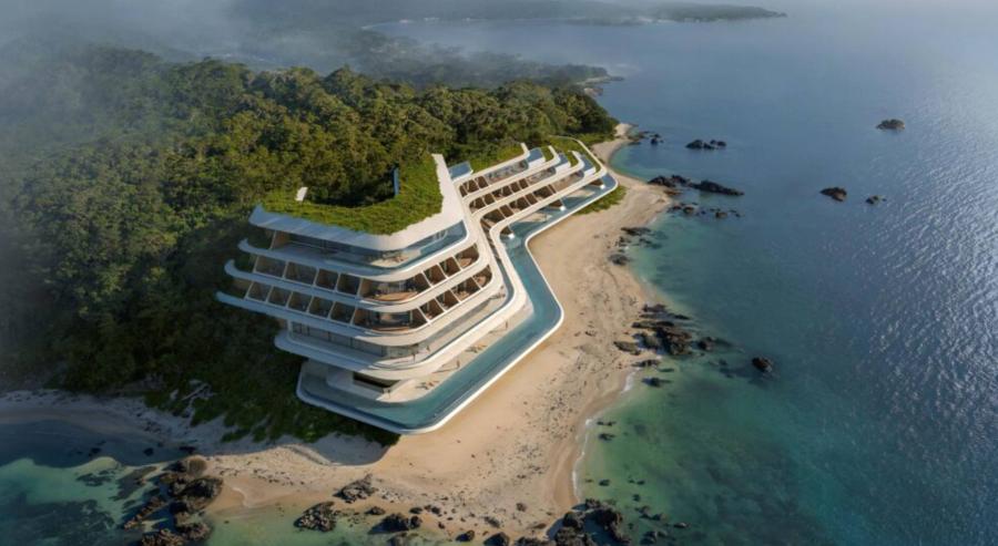 Zaha Hadid Architects تكشف عن Vertex.. منتجع يعانق الطبيعة والجيولوجيا الساحلية