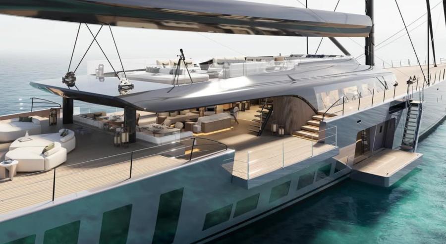 يخت سكاي Sky من رويال هويسمان.. رؤية هندسية تكسر مقاييس اليخوت الشراعية