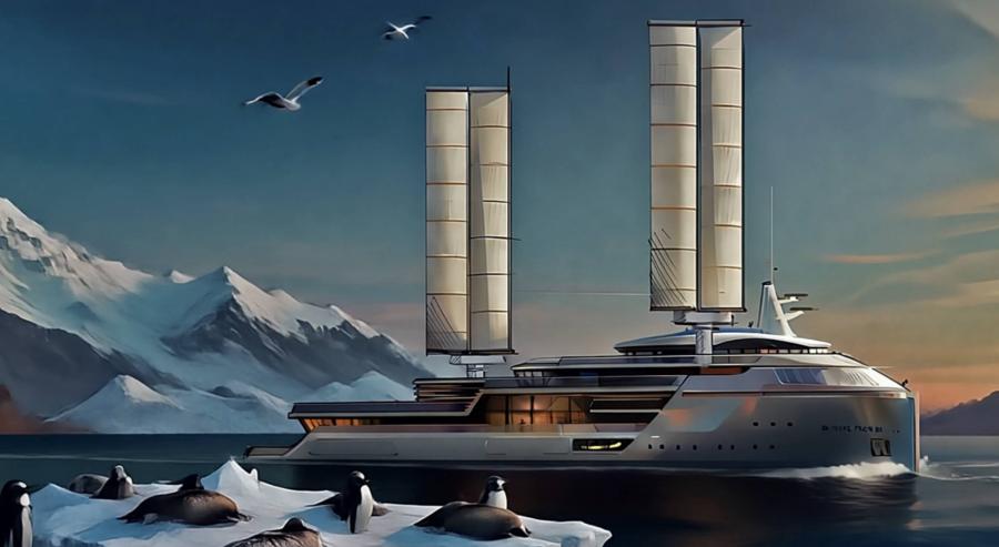 MG Project من Xplorer Yachts.. أول يخت استكشافي هجين يعمل بطاقة الرياح