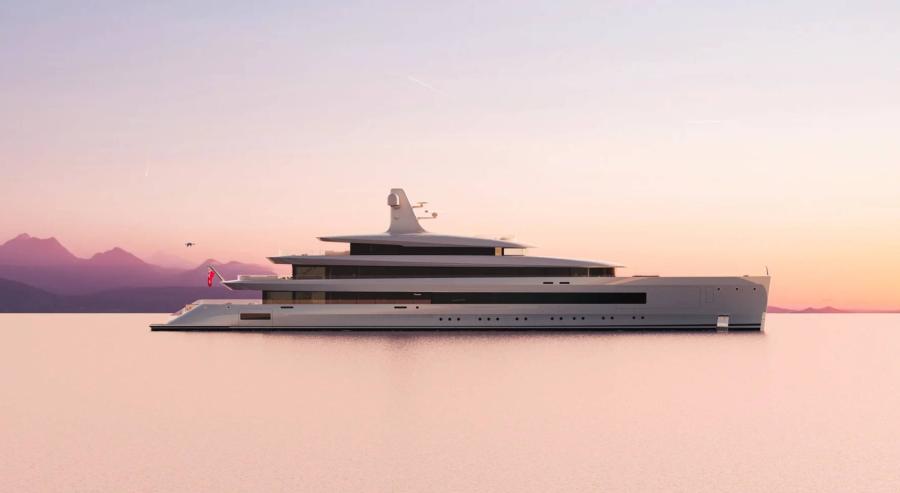 فيدشيب تكشف عن Etherea.. يخت بطول 75.5 متر مستوحى من عناصر الطبيعة